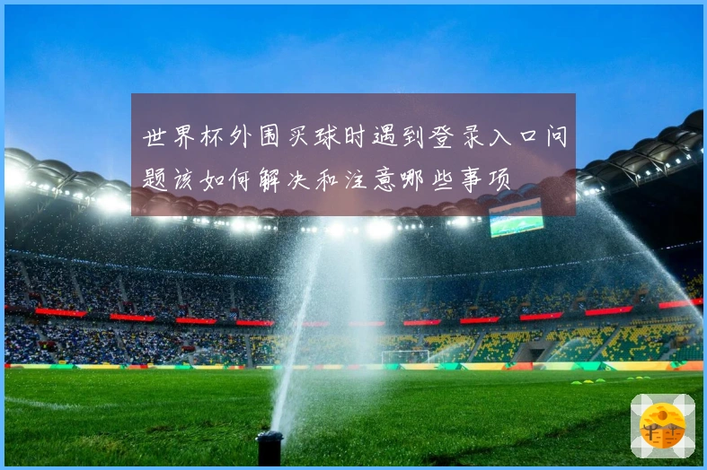 世界杯外围买球时遇到登录入口问题该如何解决和注意哪些事项